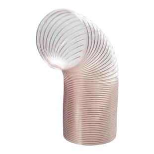 PU工业吸尘管软管钢丝聚氨酯雕刻机开料机器伸缩透明木工风管