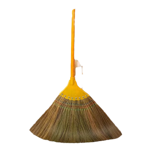 扫把工厂车间专用扫帚家用单个芒草扫把簸箕加厚笤帚老式户外庭院