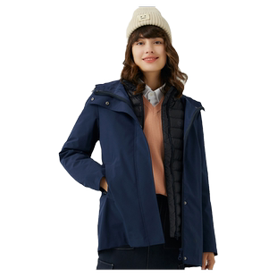 [一衣两穿]波顿2025秋冬季新款女士短款风衣羽绒服保暖易打理上衣