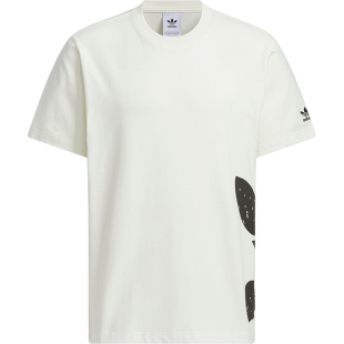 Adidas/阿迪达斯正品三叶草男士针织透气运动休闲短袖JD3246