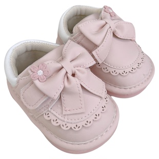 婴幼儿鞋子秋季1-2岁女宝宝公主鞋软底防滑学步鞋幼童防掉叫叫鞋