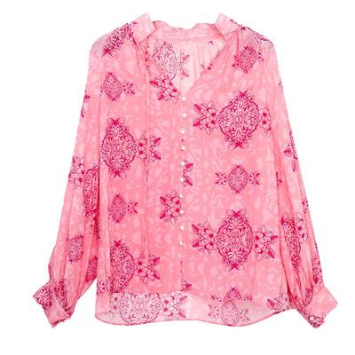 【100%桑蚕丝】欧瑞库真丝衬衫