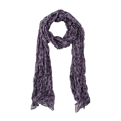 紫色碎花围巾氛围感披肩