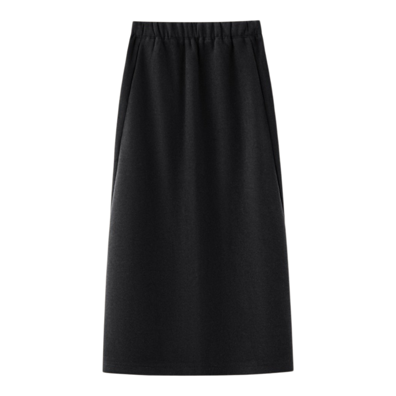 百搭通勤毛呢半身裙女2025新款秋冬中长款直筒裙遮胯显瘦大码裙子