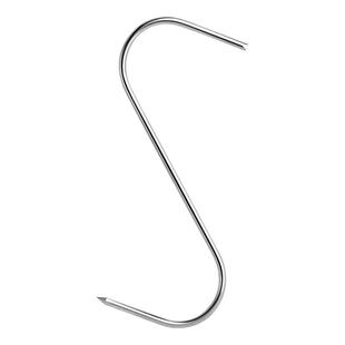 不锈钢晒腊肉挂肉晾挂鱼香肠家用的钩子s型挂钩加厚尖头勾子神器