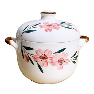 新款陶瓷炖盅隔水炖家用汤盅内胆小号好看蒸蛋碗炖锅炖杯炖罐带盖