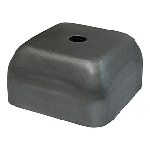 80X60方管堆垛脚碗货架配件堆垛架底脚盖帽子40/50堆垛架承重脚碗