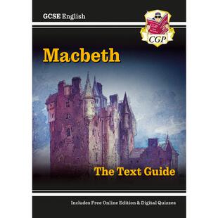英国CGP GCSE English Shakespeare Text Guide - Macbeth includes Online Edition & Quizzes 大音