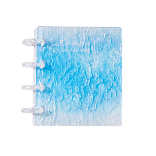 2025新款雨水水波纹卡册一宫格卡片收纳册高颜值明星爱豆小卡收藏册哪咤小马宝莉卡牌收藏册明信片收集册活页