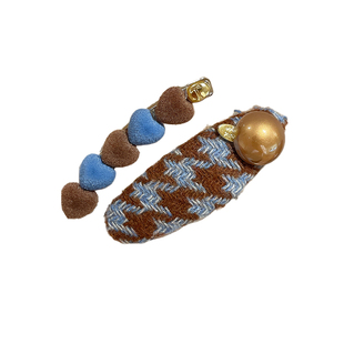 高级感咖色发夹女2026新款高端刘海碎发夹子边夹侧边一字发卡头饰