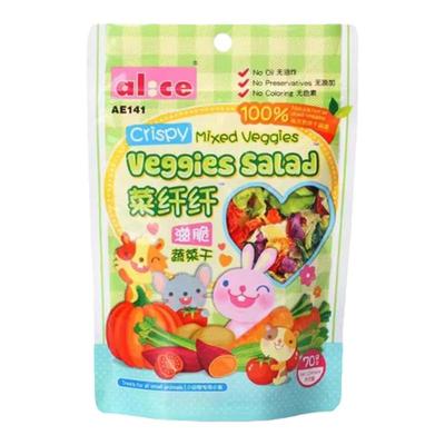 Alice 艾尼斯菜纤纤滋脆蔬菜干 70g 兔子龙猫豚鼠零食维生素