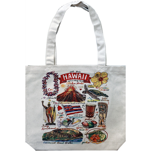 美国各州招贴画四季果蔬女单肩帆布包个性简约设计感包包来图定制