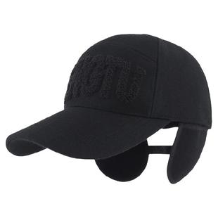 2025秋冬时尚护耳帽加厚保暖帽子男户外棒球帽冬棉帽子潮冬季男帽