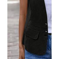 F 38841 Casual Linen Vest Top Faux Linen sleeveless vest Cross-border Amazon, Europe and America thumbnail 8