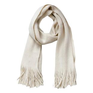 围巾女冬白色网红同款保暖韩版百搭学生纯色ins毛线流苏披肩男潮