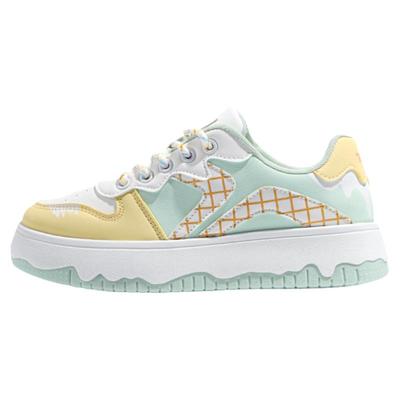 鮀品冰淇淋板鞋女秋冬新款鸳鸯鞋