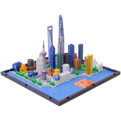 超级城市模型指尖建筑儿童节礼物