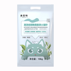 奥莉特猫砂膨润土猫砂除臭低尘柠檬猫砂大袋囤货装猫咪用品