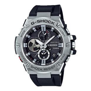 casio卡西欧手表男gshock钢铁之心蓝牙太阳能运动电子表GST-B100