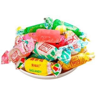 圣福记高粱饴软糖1斤多口味拉丝水果糖正品山东特产麦芽糖零食