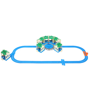 儿童路轨小火车轨道玩具配件电动合金情景山洞提茅斯机房转盘包邮