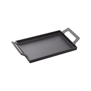 立德尔烧烤盘烤肉盘韩式铁板烧盘家用燃气灶煎锅露营烤盘长方形