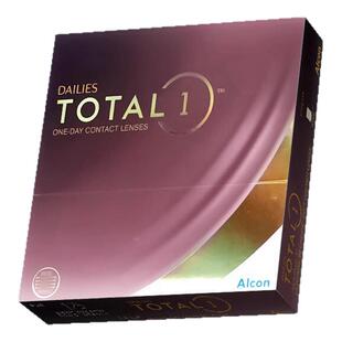 美国Alcon爱尔康水梯度隐形眼镜日抛硅水凝胶透明90片装海外版