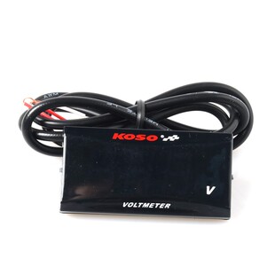 koso电压表鬼火小牛地平线小猴子电摩防水电压表120v电动电瓶车改