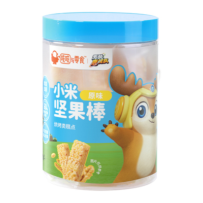 未零吱吱与零食小米坚果棒