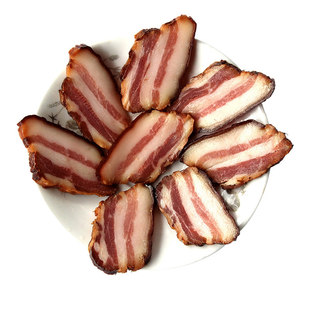 五花腊肉1斤湖南湘西咸烟熏500g四川农家腌猪肥瘦腊肉南二里特产