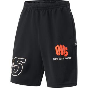 李宁短卫裤夏季休闲运动短裤男凉爽透气裤子针织速干运动短裤男