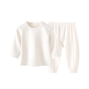 柠檬爬爬德绒儿童保暖内衣套装宝宝分体衣服婴儿保暖秋衣秋裤冬装