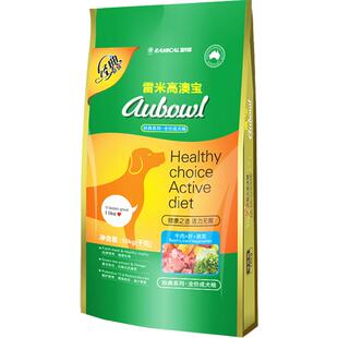 雷米高澳宝警犬专用粮金毛泰迪狗粮中大型犬全价全期成犬粮10kg