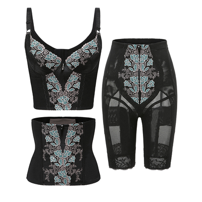 茵黛尼YINDAINI正品身材管理器收腹提臀美体内衣塑身模具女三件套