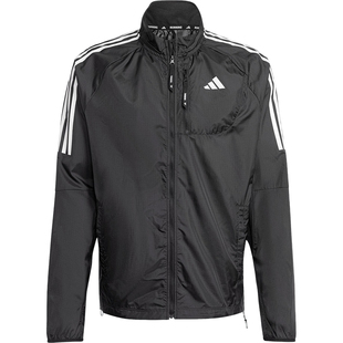 Adidas/阿迪达斯正品新款男士梭织运动跑步立领外套JD2322