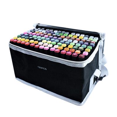 大学生专业配色油性双头马克笔