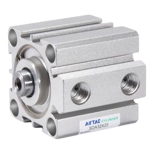 亚德客薄型气缸SDA12/16/20/25/32/40/63/80*5X10X20X30*40x50S-B