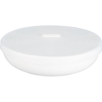 摩登主妇陶瓷三分格蒸盘减脂盘子