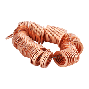 紫铜垫片垫圈密封圆形加厚超薄油管船用喷油嘴定制m6 12 10 14 16