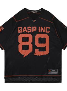 GASP短袖男透气网格短袖T恤