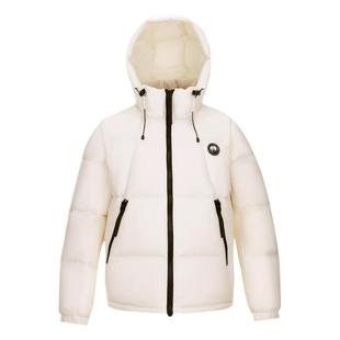 暖烘烘熊猫短款保暖羽绒服女款冬季2025轻型加厚白鸭绒面包服外套