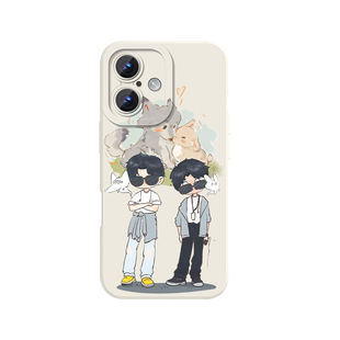 李沛恩手机壳苹果17华为pura70奖励iPhone16promax一加15垂涎狼兔mate60周边vivo明星OPPO江衡14同款14适用40