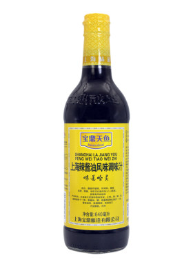 宝鼎天鱼老上海辣酱油640ml