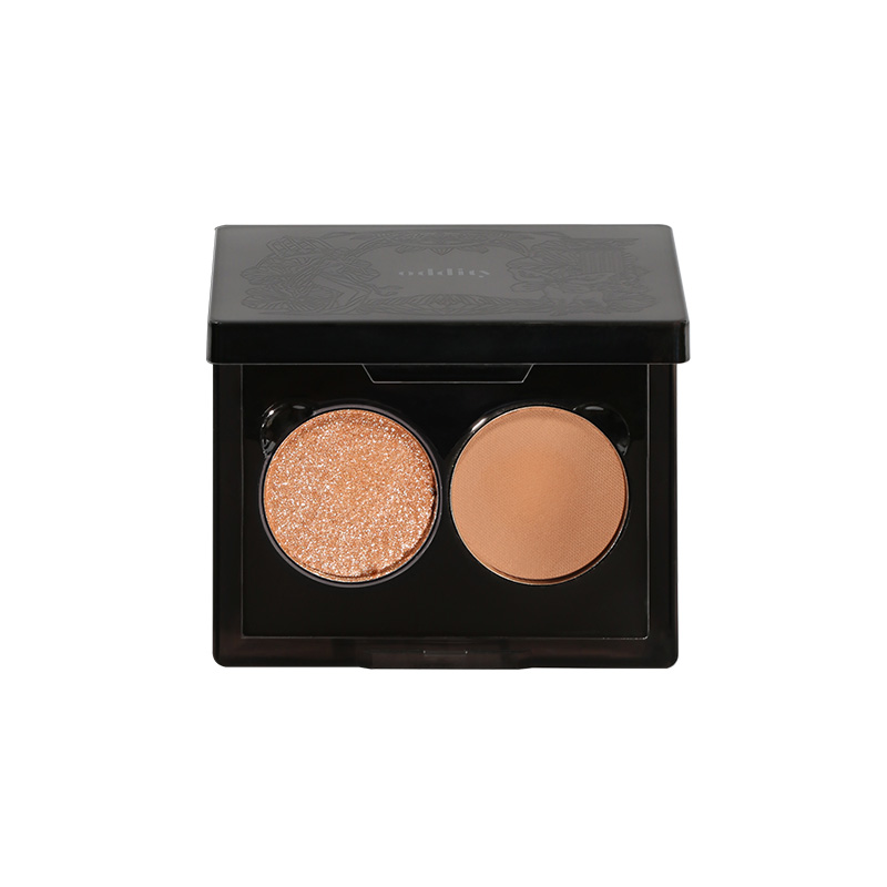 【秋上新色】oddity双色眼影盘日常通勤哑光珠光钻闪缎光新手淡妆