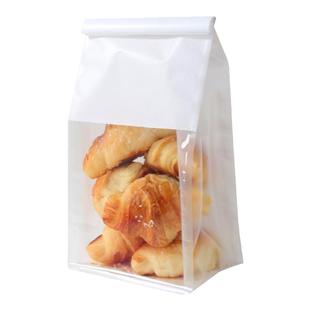 雪花酥吐司包装袋450克卷边铁丝封口面包切片餐包方包袋子可定制