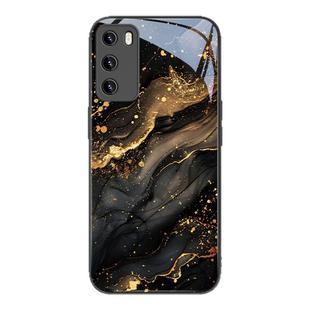 适用华为pura70手机壳暗黑流水生金mate60pro鎏金荣耀200简约100创意nova12新款11/10/9防摔p50p40/p30玻璃