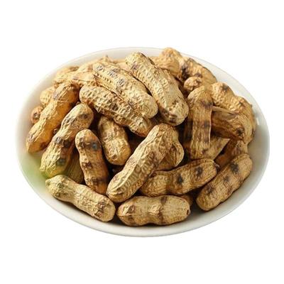 农家柴火铁锅现炒脆花生