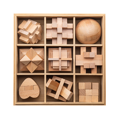 生日礼物全套鲁班锁8-12岁