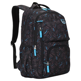 卡拉羊初中生书包男生中学生高中生大容量双肩包男减负背包女