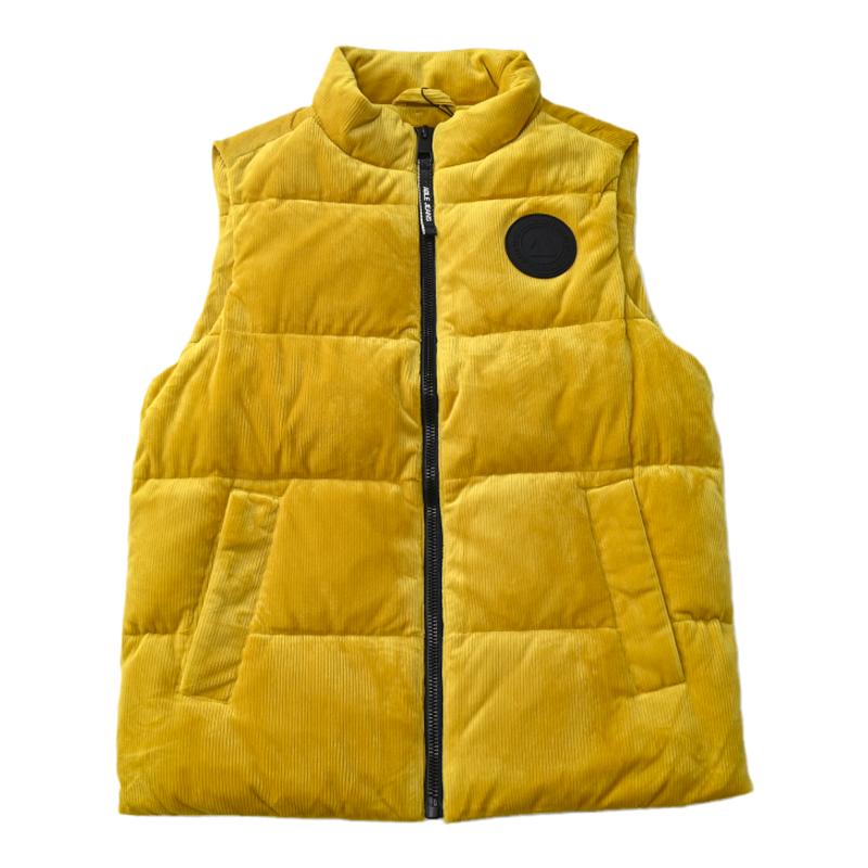 加厚羽绒背心ABLE JEAS男女冬季灯芯绒马甲无袖立领潮流休闲上衣